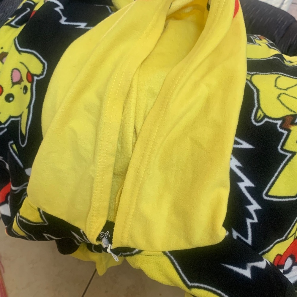 Yellow and Black Pikachu Hoodie